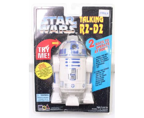 Micro Games of America, Battery Operated model of a Star Wras Talking R2D2, Number SW-3194, dated 1995, in the original blist