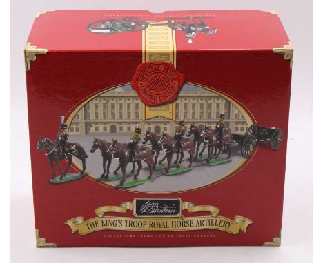 A Britains Modern Issue No.40188 The King's Troop Royal Horse Artillery, housed in the original foam packed box, with leaflet