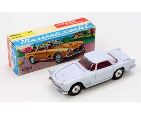 Mercury, No.24 Maserati 3500 GI, light blue body with red interior and spub hubs, in the original card box (VG-BVG)