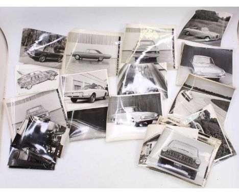 Collection of various Lone Star and DCMT black and white photographs used during the production and design of model vehicles,