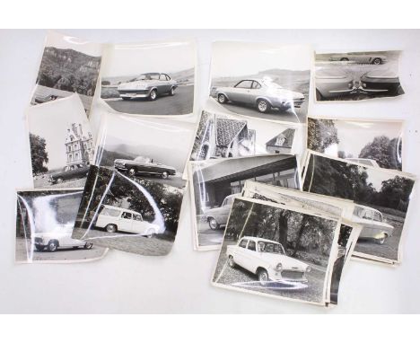 Collection of various Lone Star and DCMT black and white photographs used in the production of diecast vehicles, certain exam