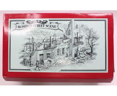 A Britains No. 00159 WWI Bombed Street Scene gift set, special collectors' edition, housed in the original polystyrene packed