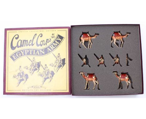 A Britains No. 8872 Camel Corps of the Egyptian Army, housed in the original foam packed box (special collectors' edition)