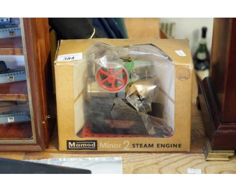 A vintage Mamod steam engine