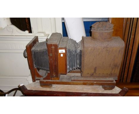 A Thornton Pickard  magic lantern projector.