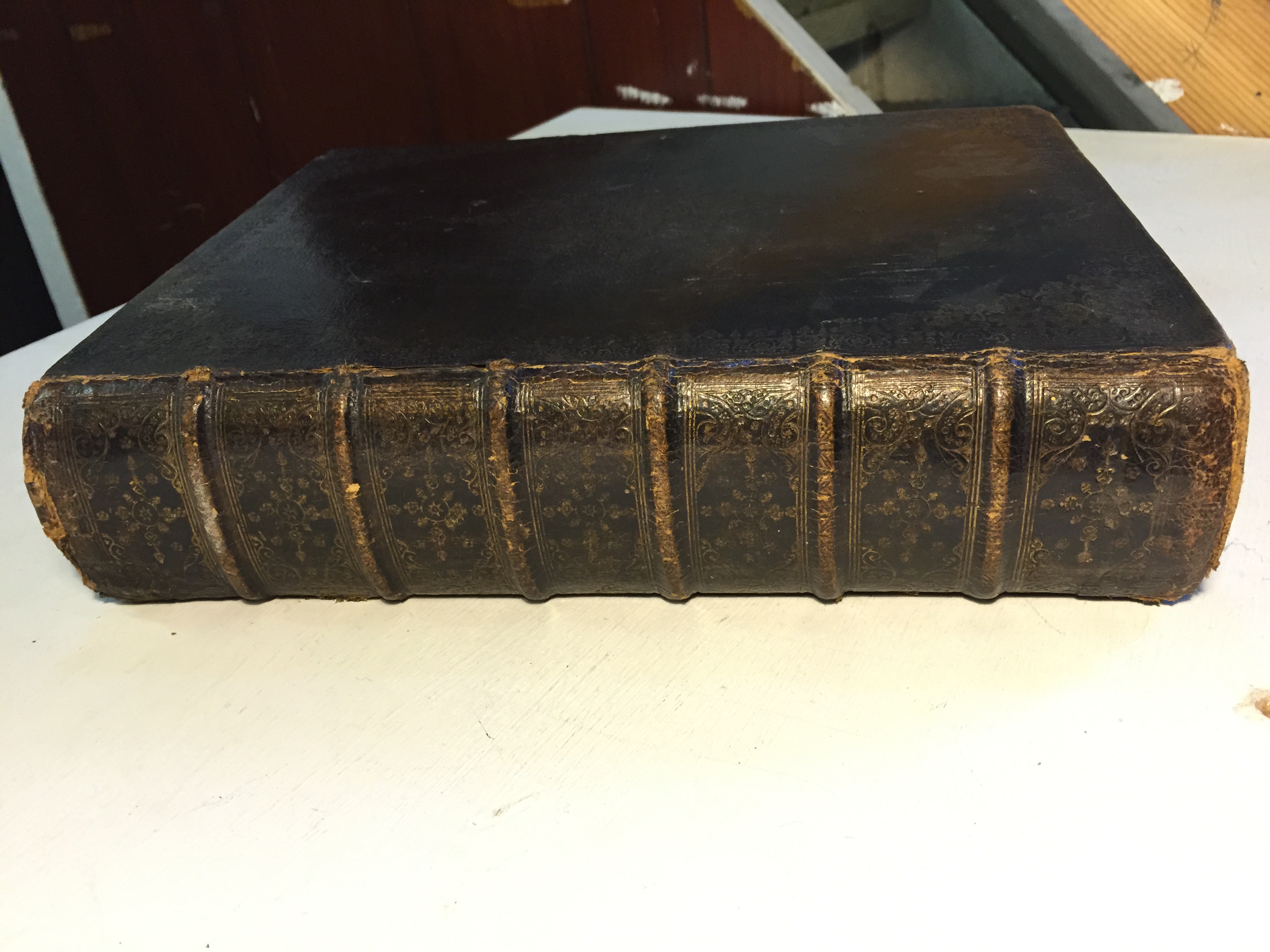 Leather bound King James Bible 1723