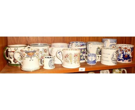 12 Limited Edition Taunton Cider mugs by Wade Potteries