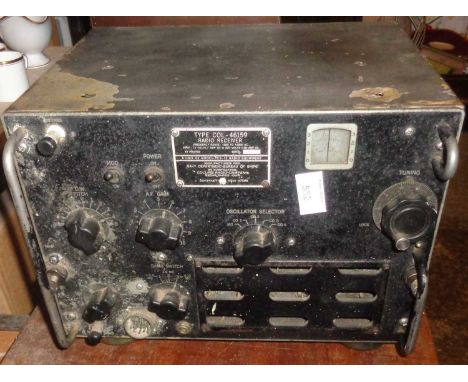 Vintage U.S. coastguards Type COL-465159 radio receiver by Collins Radio Company, Cedar Rapids, Ohio