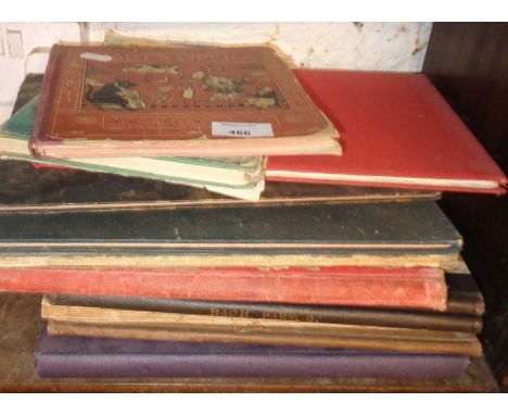 Old sheet music books inc. Baby's Opera illustrated by Walter Crane