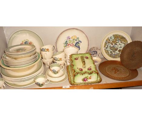 Assorted crockery inc. Susie Cooper and Poole Pottery etc