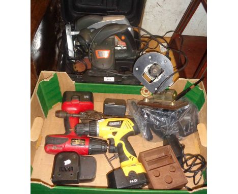 Assorted power tools