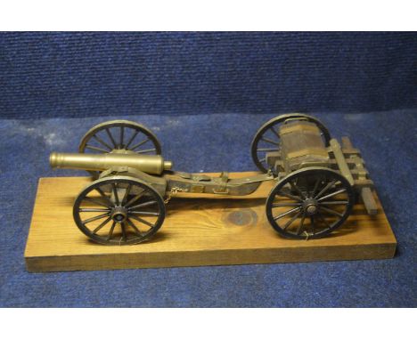 Brass Gun and Carriage 