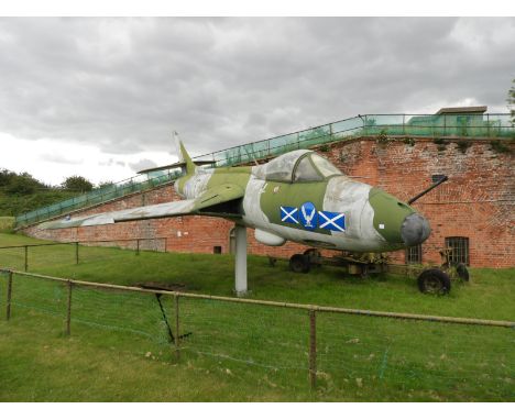 circa 1952 Hawk Hunter Aircraft - No Engine, Complete Cockpit (Previously Situated at the Humbrol Factory, Hedon Road)  (Purc