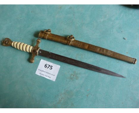 German Naval Officer's Dagger 