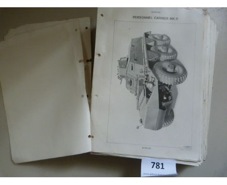 Large Maintenance Manual of Saracen APC Mk.VI 