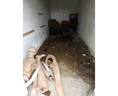 Content of Billet No.2 to Include Assorted Imitation Sandbags, Stools, Office Chairs and Mannequin Components 