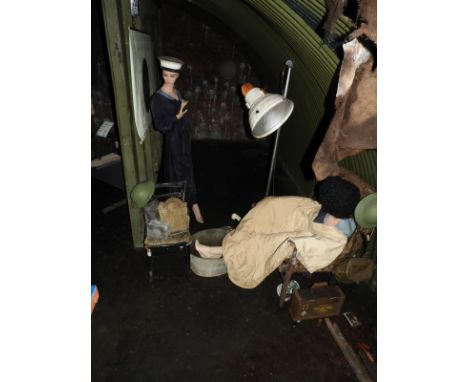Wrens Display Depicting a Submarine Mining Station who Monitored the Humber Estuary with Early Telephone Exchange, The Female