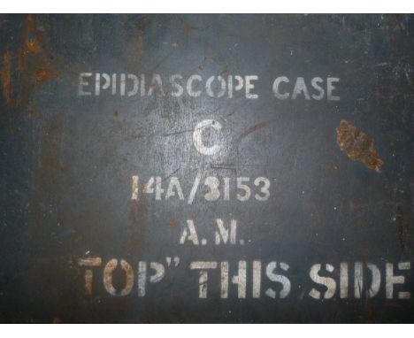Air Ministry Epidiascope (Opaque Projector) in Case 