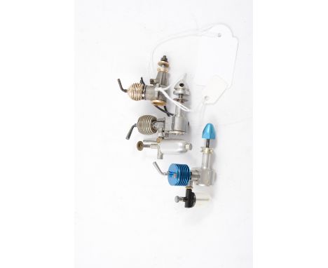 3 x small diesels CLAN .24cc, nib; K .20cc MK2; and ALAG 0.2cc.