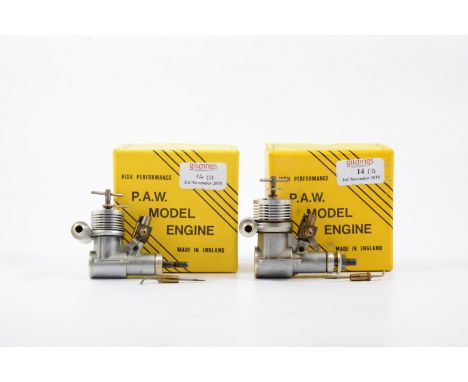 2 x PAW R/C diesels 09 and 19 used, boxed, no papers.