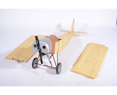 WWI Scale model 80" span fitted with OS FS 120 engine, with servos only.SALEROOM NOTICE: This lot comes with a Futaba FF6 tra