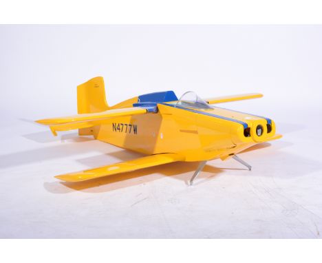 HOT CANARY BI PLANE 52" span, new model, NO ENGINE R/C a project.