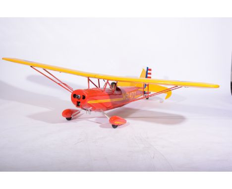 Scale Racing Monoplane 90" span, fitted with large LASER F/S engine with servos only.