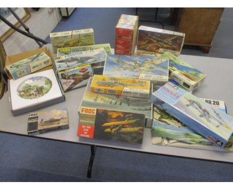 A collection of Airfix, Revell and other models to include 'Airfix 144 Scale H.P 42 'Heracles', Airfix 72 Scale 'Flying Fortr