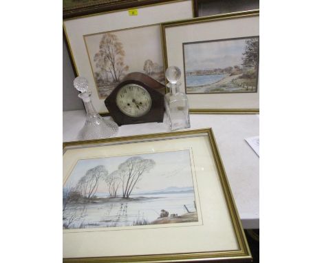 D Mitchell- The Riverside, two limited edition and signed prints mounted in modern frames, together with another limited edit