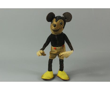 Vintage Deans Rag Dolls Mickey Mouse, reg. no. 750811, approx 19 cms.&nbsp;
