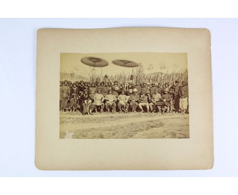 Anglo-Indian Interest - a fine group portrait of those involved in the defence and relief of Kohima October 1879. Personaliti
