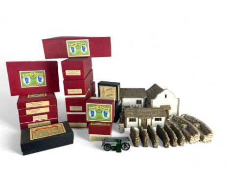 A large collection of Rorke's Drift related figures by Trophy Miniatures and Bygone Era with a building by JG Miniatures
The 