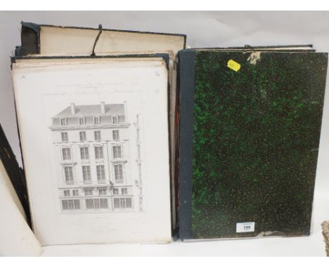 A COLLECTION OF FRENCH ARCHITECTURAL ENCYCLOPEDIAS