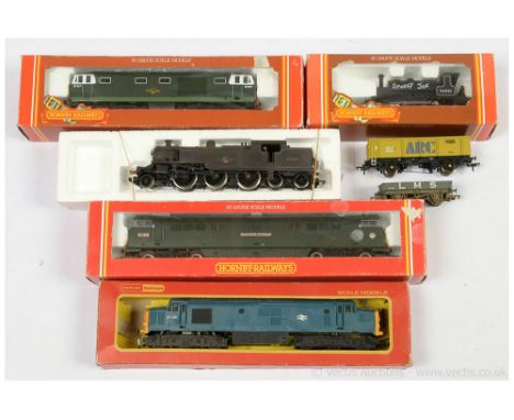 OO Gauge Locomotives and Rolling Stock to include Hornby 2-6-4 Standard Tank BR Black No.42335, R.782 0-4-0 Tank BR Black 'Sm