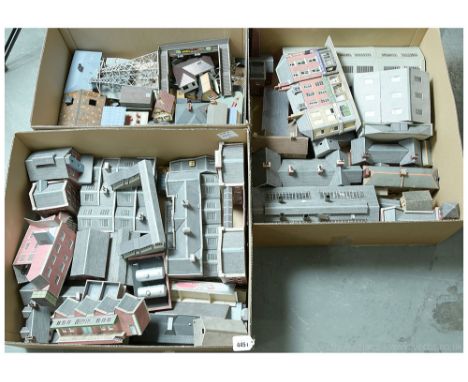 OO Gauge Accessories to include significant quantity of completed Metcalf and plastic buildings including Stations, Engine Sh