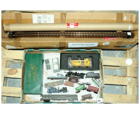 Bachmann Spectrum Kit and Scratchbuilt mixed Gauge HO/ON30 Locomotives, Rolling Stock, Track and Accessories a quantity consi