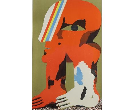 Antes, Horst (*1936 Heppenheim)Konvolut von acht Arbeiten, dabei Farboffsetlithographie "Plakat für Baden-Baden" auf leichtem