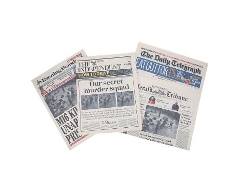 JAMES BOND: CASINO ROYALE (2006) - Set of Four NewspapersA set of four newspapers from Martin Campbell's Bond movie Casino Ro