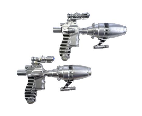 MEN IN BLACK II (2002) - Pair of Agency BlastersA pair of agency blasters from Barry Sonnenfeld's sci-fi comedy-action sequel