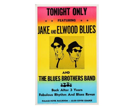 BLUES BROTHERS, THE (1980) - Blues Brothers Prop PosterA Blues Brothers prop poster from John Landis' musical comedy The Blue