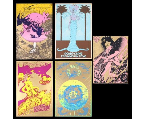 PSYCHEDELIA - Collection of Posters by Hapshash and The Coloured CoatA collection of five posters created by the influential 