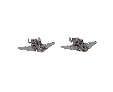 STARSHIP TROOPERS (1997) - Pair of Model-miniature TAC FightersA pair of model-miniature TAC fighters from Paul Verhoeven's s