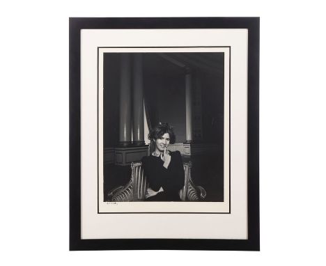 STAR WARS: ORIGINAL TRILOGY (1977 - 1983) - Carrie Fisher Owned and Autographed PortraitA photo portrait of Carrie Fisher, au