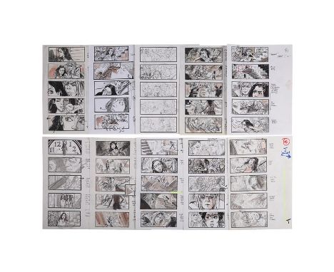 LABYRINTH (1986) - Martin Asbury Hand-drawn Post-production Storyboards for Book ProjectA set of storyboards hand-drawn by Ma