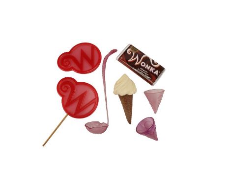 CHARLIE AND THE CHOCOLATE FACTORY (2005) - Collection of Wonka Candy PropsA collection of candy props from Tim Burton's fanta