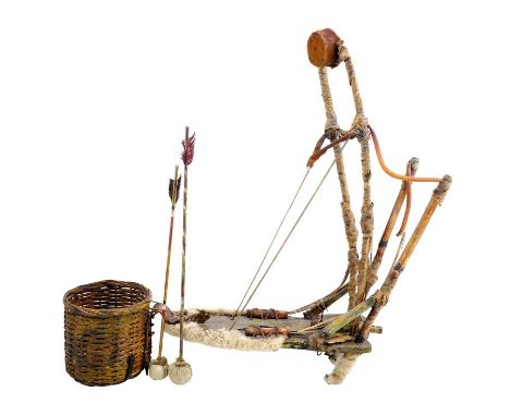 HOOK (1991) - Lost Boys Catapult with ArrowsA Lost Boys catapult with arrows from Steven Spielberg's fantasy adventure film H