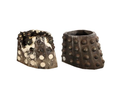 DOCTOR WHO (T.V. Series, 2005-PRESENT) - Two Full-Size Melted Dalek SkirtsTwo melted Dalek skirts from the BBC sci-fi series 