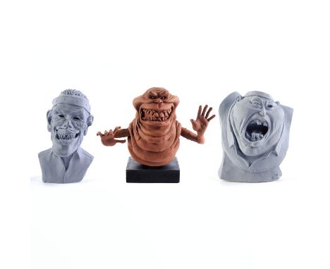 GHOSTBUSTERS II (1989) - Set of Slimer and Scoleri Brothers MaquettesSlimer and Scoleri Brothers maquettes from Ivan Reitman'