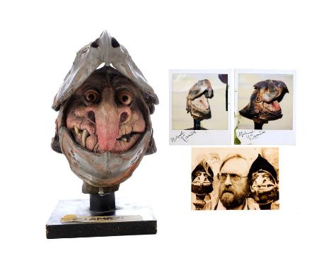LABYRINTH (1986) - Slampot Goblin Test Head and PhotographsA Slampot Goblin test head and photographs from Jim Henson's fanta
