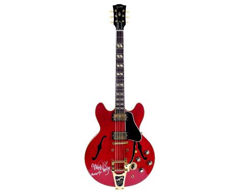 BACK TO THE FUTURE (1985) - Michael J. Fox-Autographed Gibson ES-345 GuitarA Gibson ES-345 guitar autographed by Michael J. F